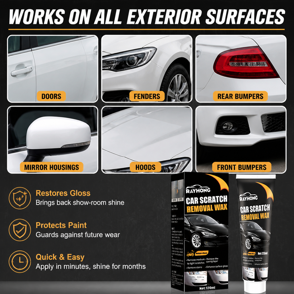 RevitaSheen™ Scratch Repair Paste — Transform Scratches Into Stunning Shine Instantly
