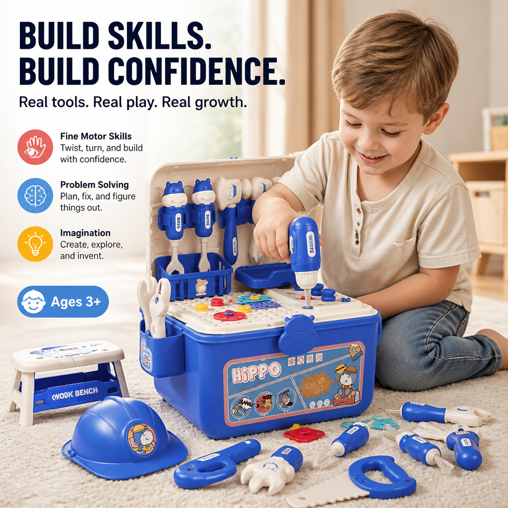 SparkForge™ — Ignite Your Child’s Confidence and Endless Creativity with Real Tools