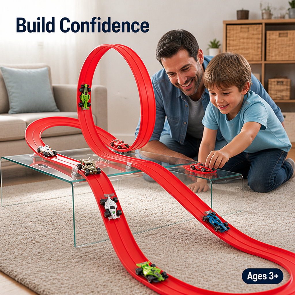 TurboTrack™ — Ignite Limitless Creativity and Confidence in Every Thrilling Race