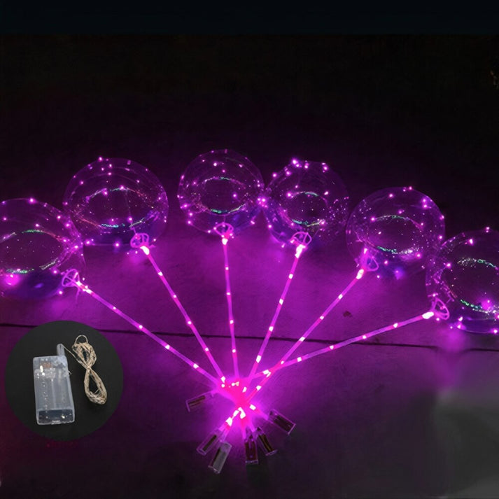 5+5 FREE | PartyBalloon™ Lighted Balloons (10 pcs)