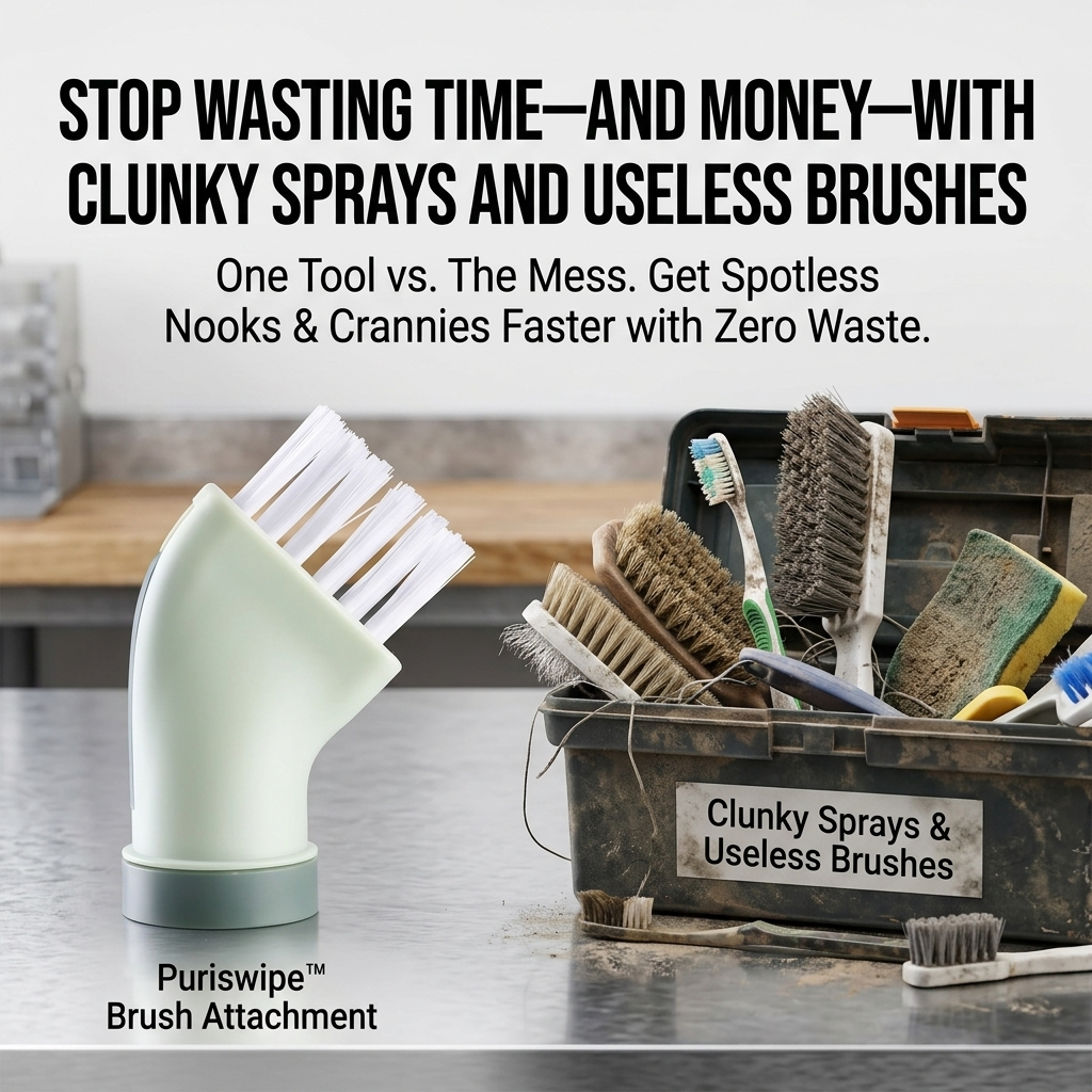 Puriswipe™ — Turn Any Bottle Into an Effortless Dirt-Destroying Powerhouse