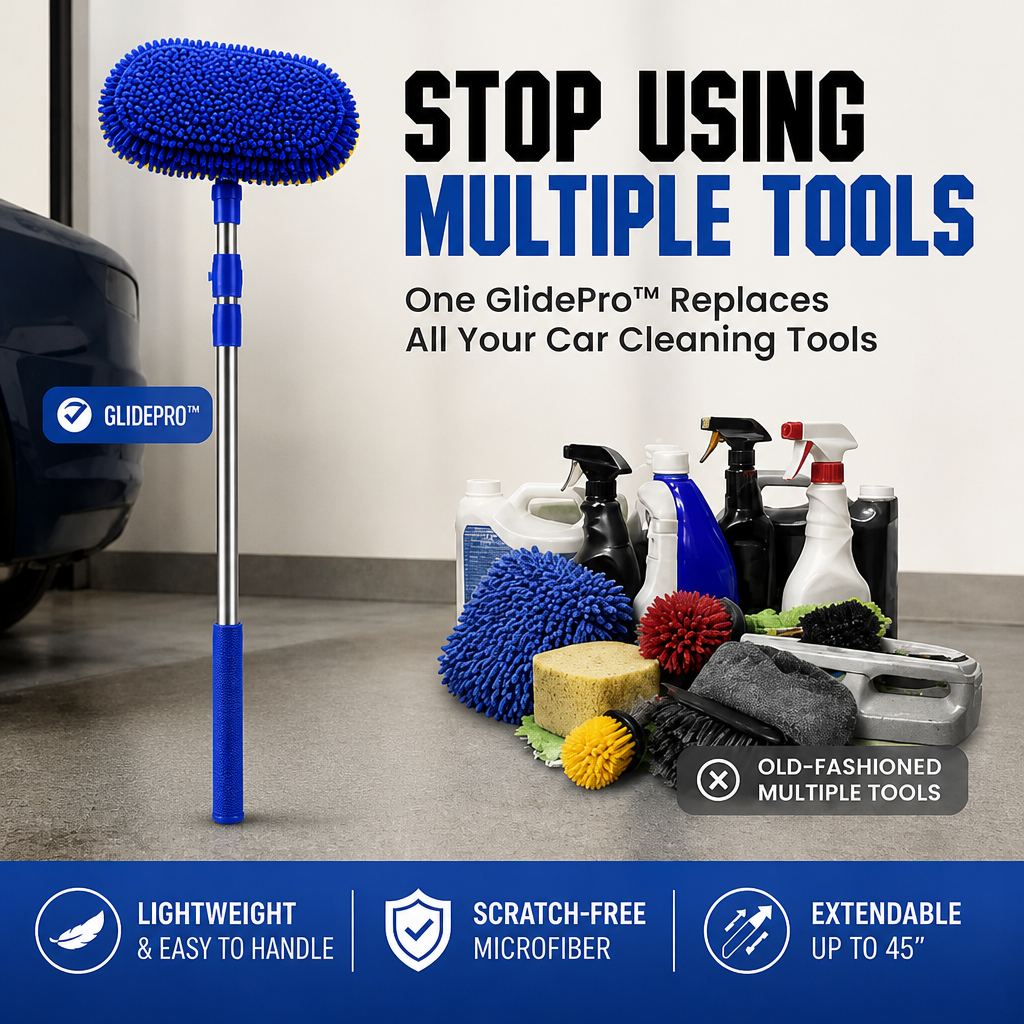 GlidePro™ — Effortless Reach for a Scratch-Free, Showroom Shine Every Time