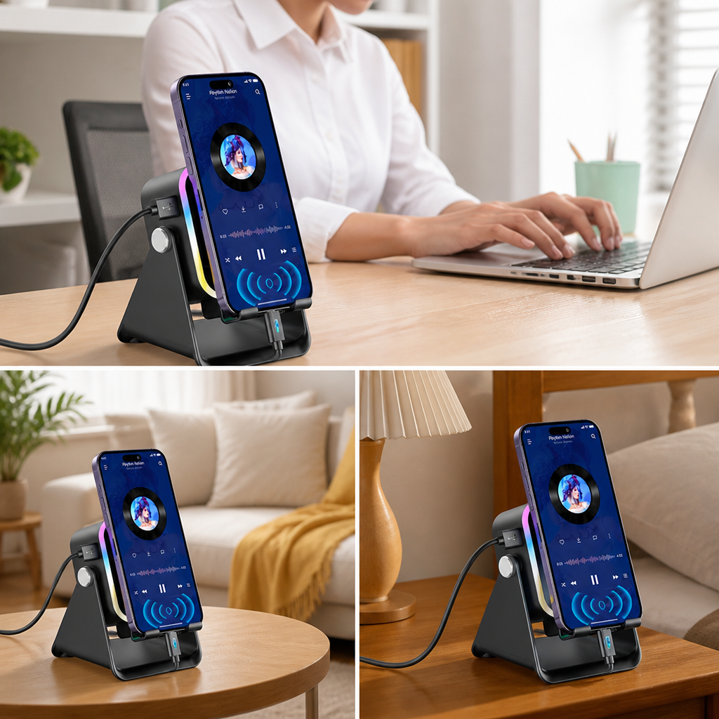 SoundFlect™ — Instantly Transform Your Desk into a Powerhouse of Sound, Light, and Style