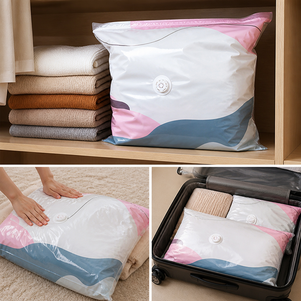 AirNest™ Vacuum Bags — Crush Clutter Instantly and Keep Your Clothes Fresh, Dry, and Safe