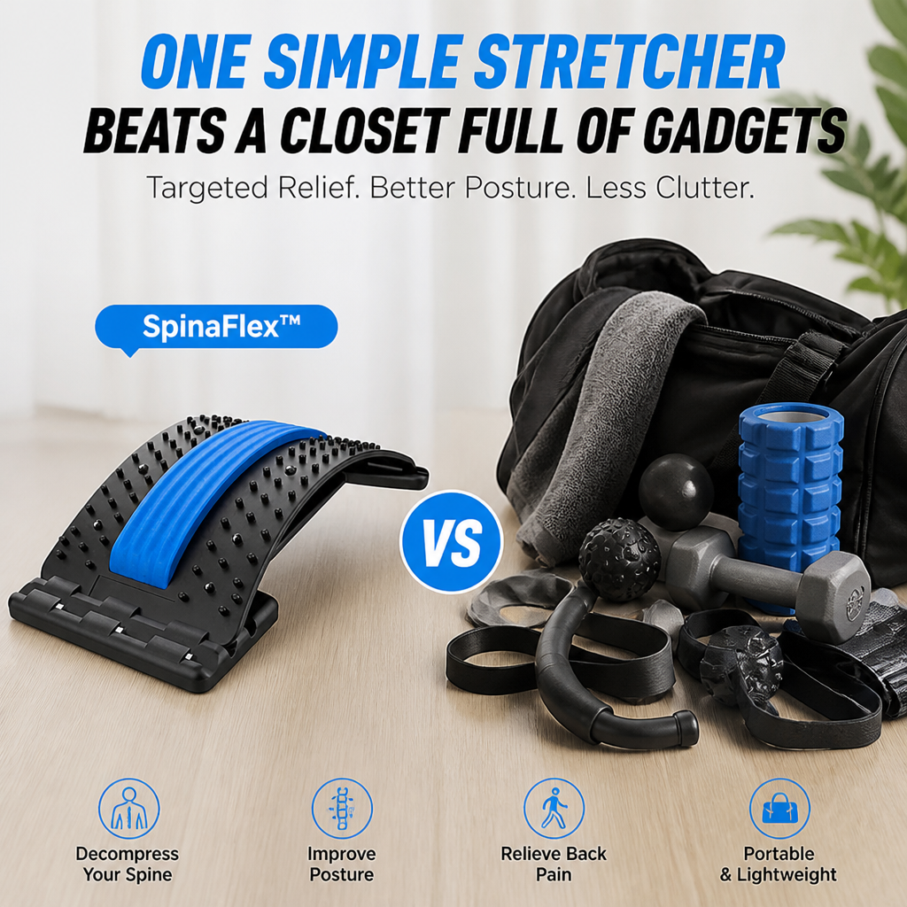 SpinaFlex™ — Melt Away Back Pain and Stand Tall with Effortless Comfort
