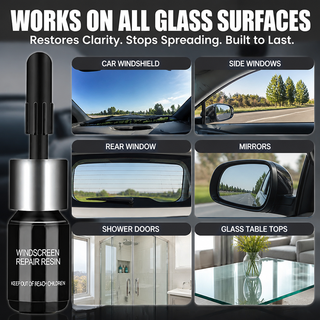 ShatterSeal™ — Fill the Crack, Stop the Spread & See Clear in 10 Minutes