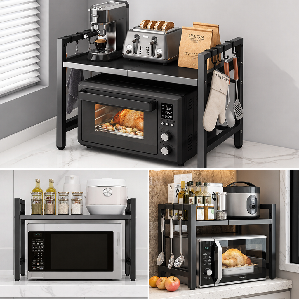 VersaShelf™ — Finally Claim the Kitchen Space You Deserve with Style and Strength