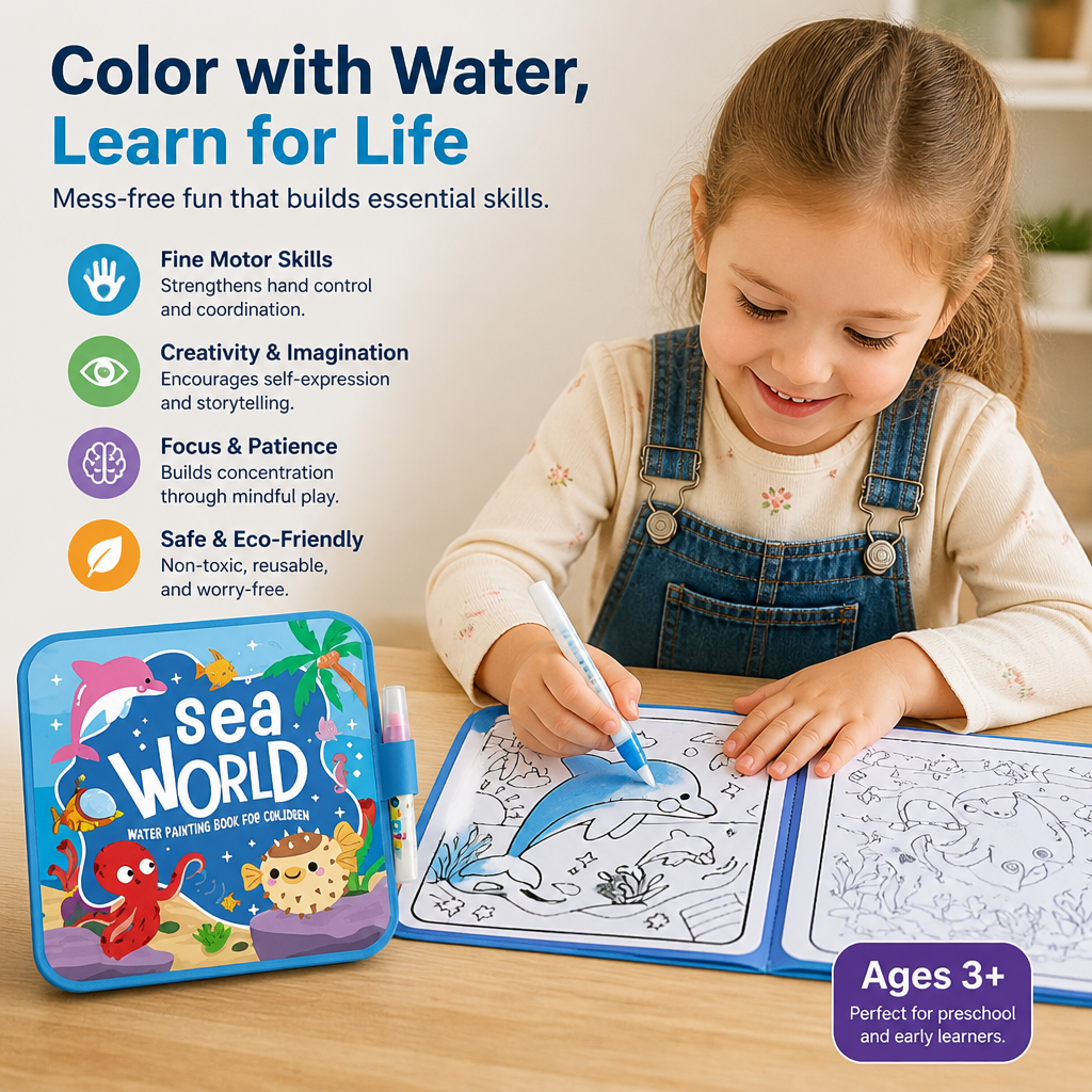 LumiSplash™ — Ignite Your Child’s Imagination Without a Single Mess