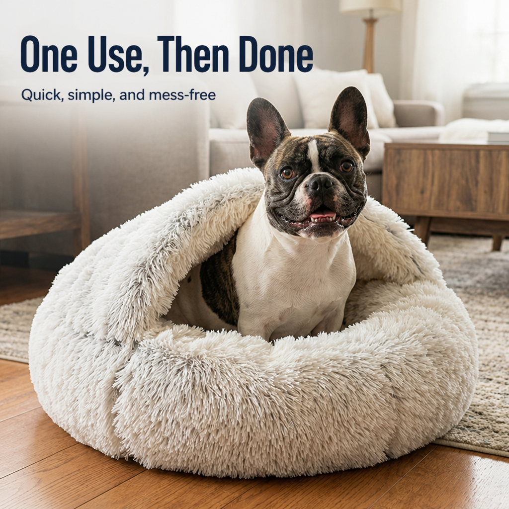 SnuggleNest™ — Wrap Your Pet in Cozy Calm for Blissful, Stress-Free Sleep