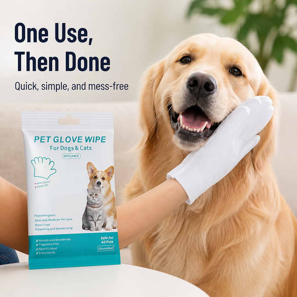 PurePaws™ Rinse-Free Mitts — Transform Bath Time Battles into Calm, Cuddle-Worthy Care