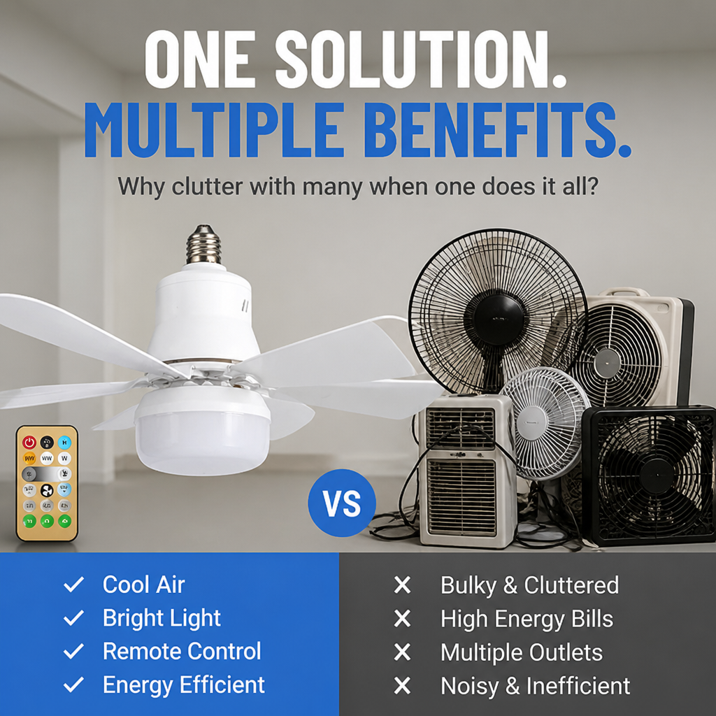 VenturiBreeze™ — Instantly Command Cool Air and Brilliant Light Without the Hassle