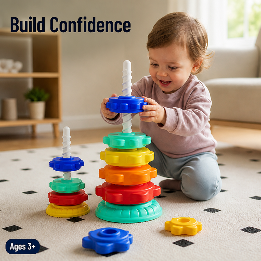 Spinfinity™ — Ignite Their Genius with Every Colorful Spin and Stack