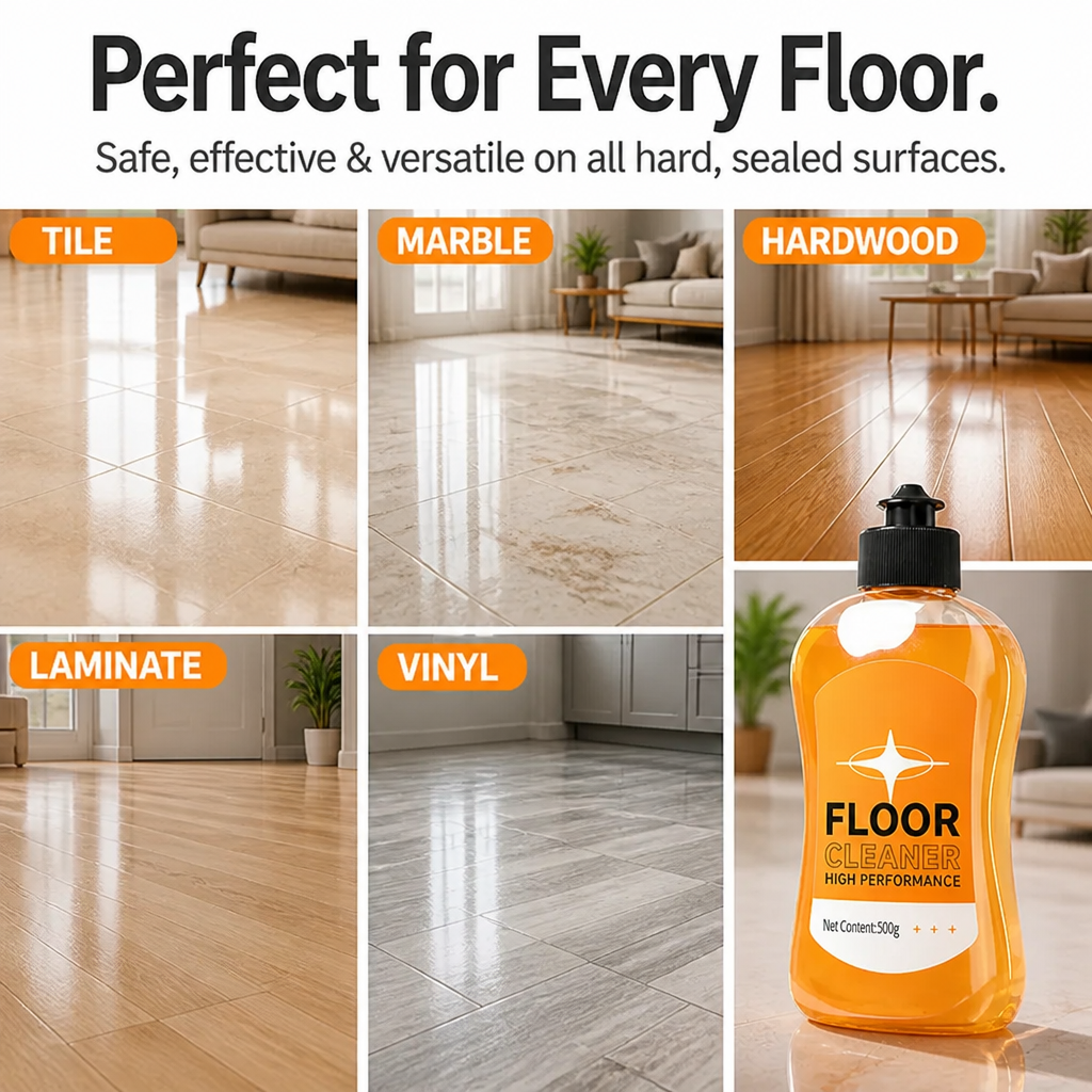 CleanFlo™ — Walk Confidently on Floors That Glow with Pure, Safe Clean Power