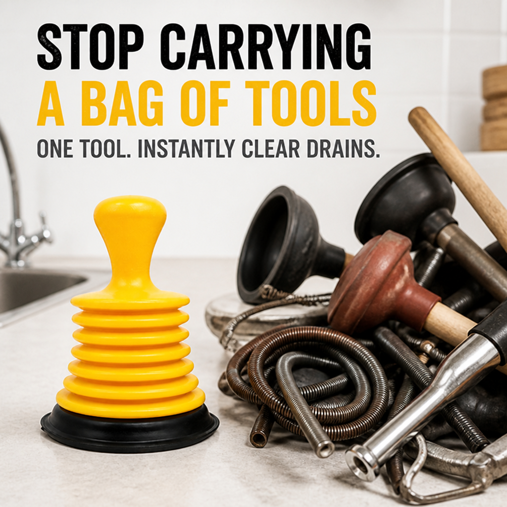 FlowForce™ — Crush Clogs Instantly for Drains That Flow Like New Every Time