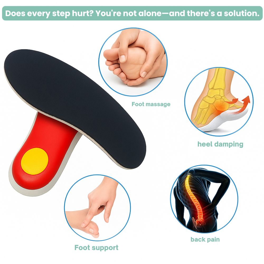 ArchEase™ - Orthopedic Arch Support Insole (1+1 FREE - 2 Pairs)