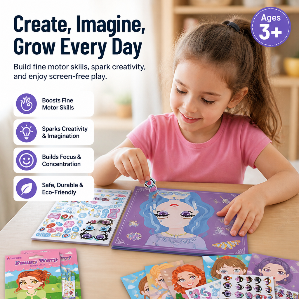 BriteNest™ — Ignite Your Toddler’s Creative Genius with Mess-Free Sticker Magic