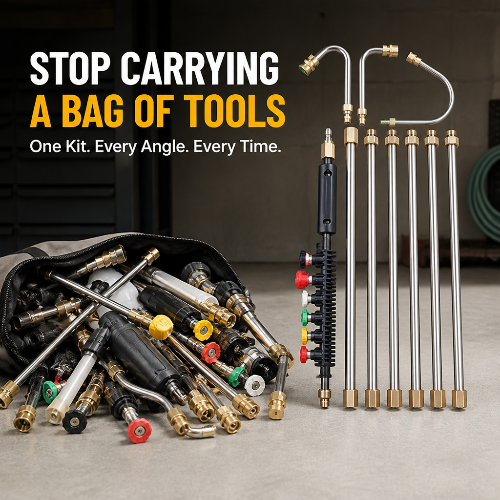 ThunderJet™ PowerClean Kit — Conquer Every High Spot with Unmatched Power and Safety
