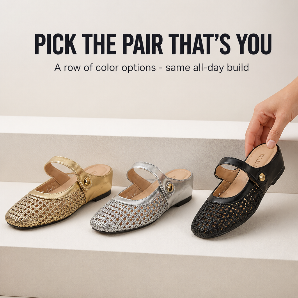 The Veloura™ Mary Jane Mules — Slip Into All-Day Confidence and Effortless Chic