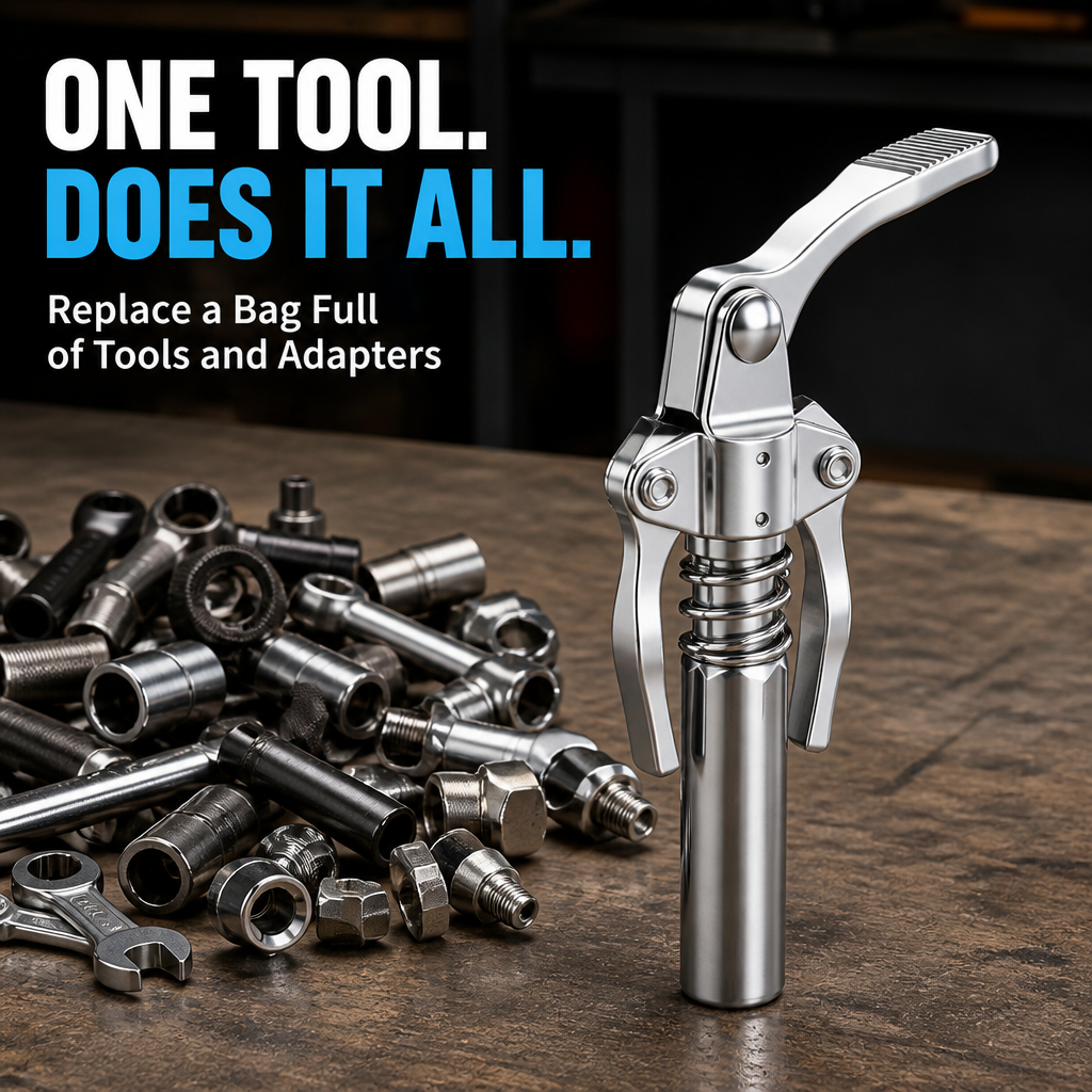 SteelGrip™ — Take Total Command Over Grease with Unshakable Security and Zero Mess