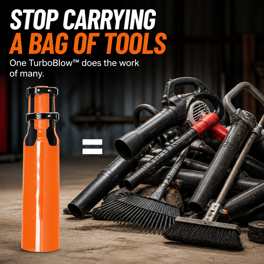TurboBlow™ — Turn Your Leaf Blower into a Lightning-Fast Cleanup Machine