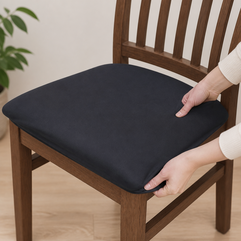 FluidFit™ Chair Covers — Hug Your Chairs with Flawless Style and Spill-Proof Comfort