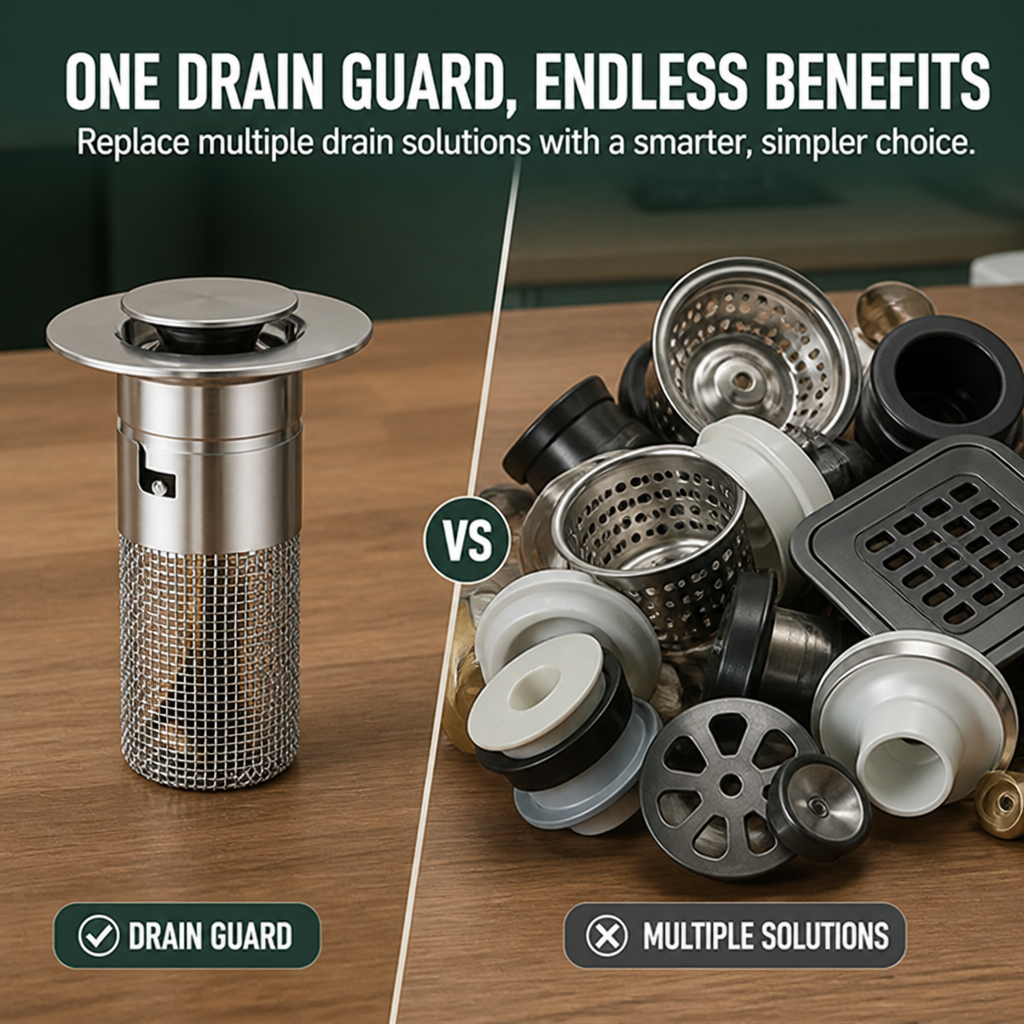 DrainGuard™ — Keep Your Drains Clear and Your Valuables Safe Without a Second Thought