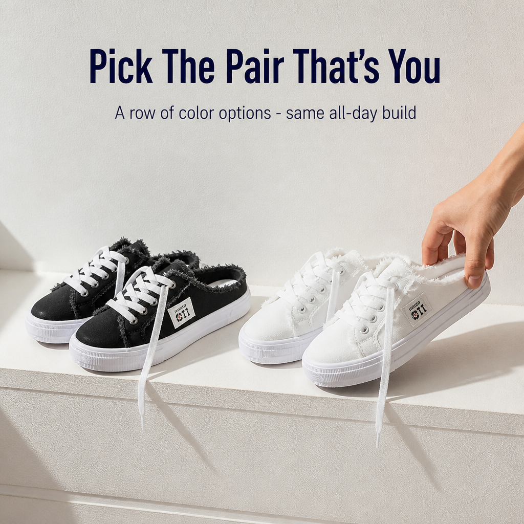 AuraStride™ — Slip Into All-Day Cool Confidence and Effortless Comfort