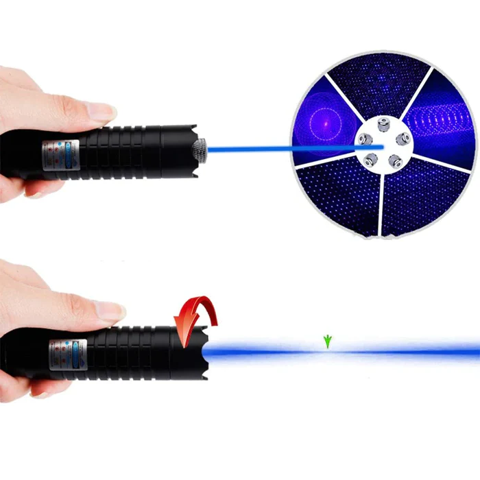 Rechargeable Laser Light for Camping, Hiking, and Emergencies – High-Power Beam