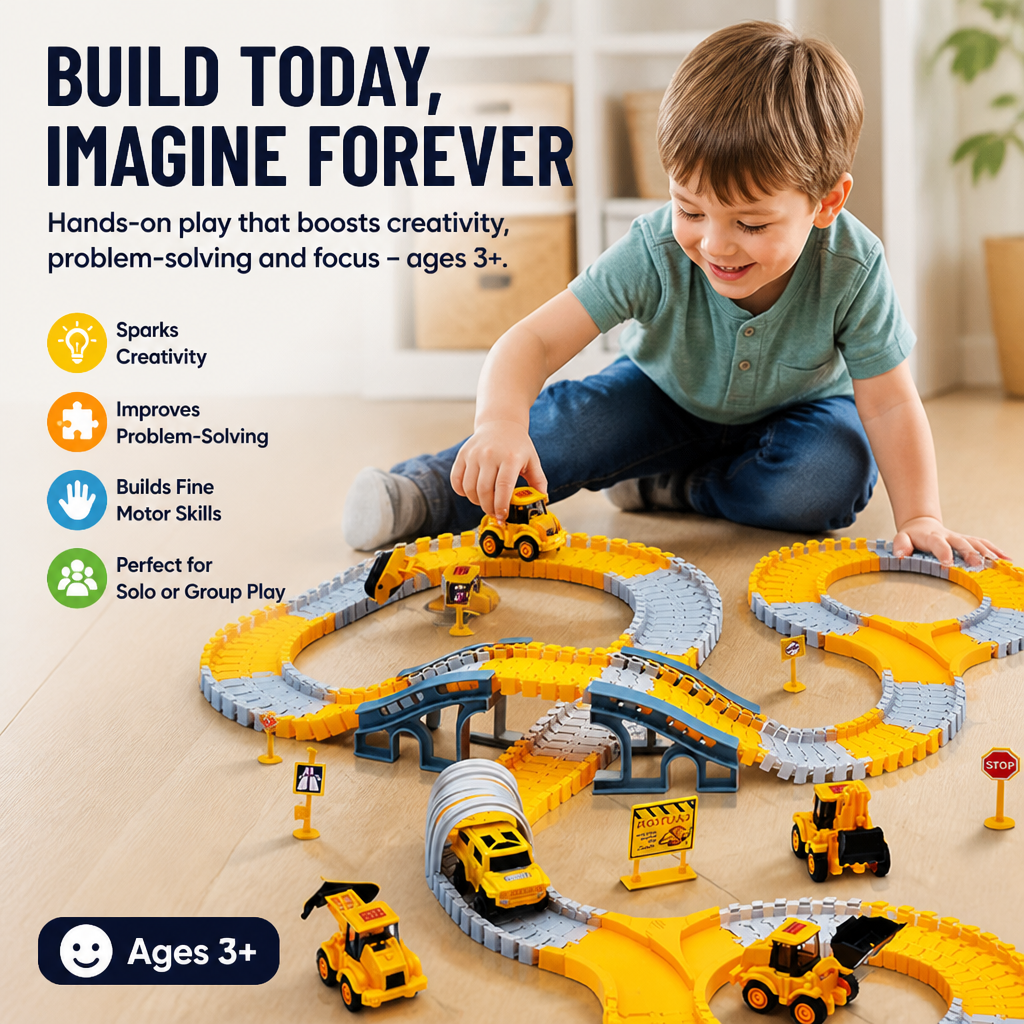 FlexiTrack™ — Unleash Your Child’s Boldest Adventures and Spark Endless Creativity