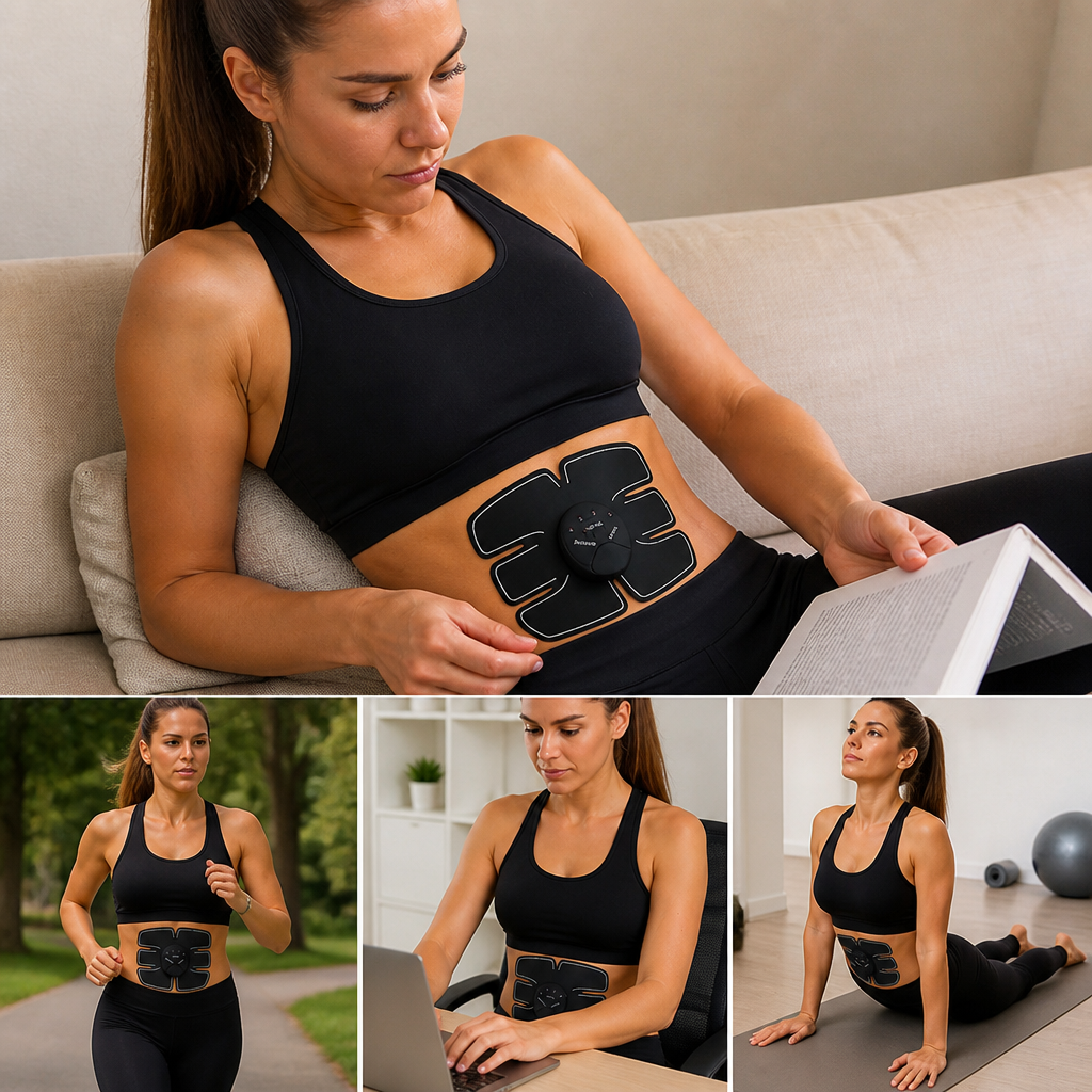 CoreVibe™ EMS Therapy Training Cushion — Build a Stronger, Sleeker Core While You Relax