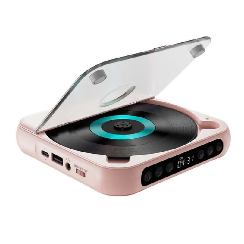 SonicAura™ Portable CD Player — Relive Every Note with Freedom and Pure, Unforgettable Sound
