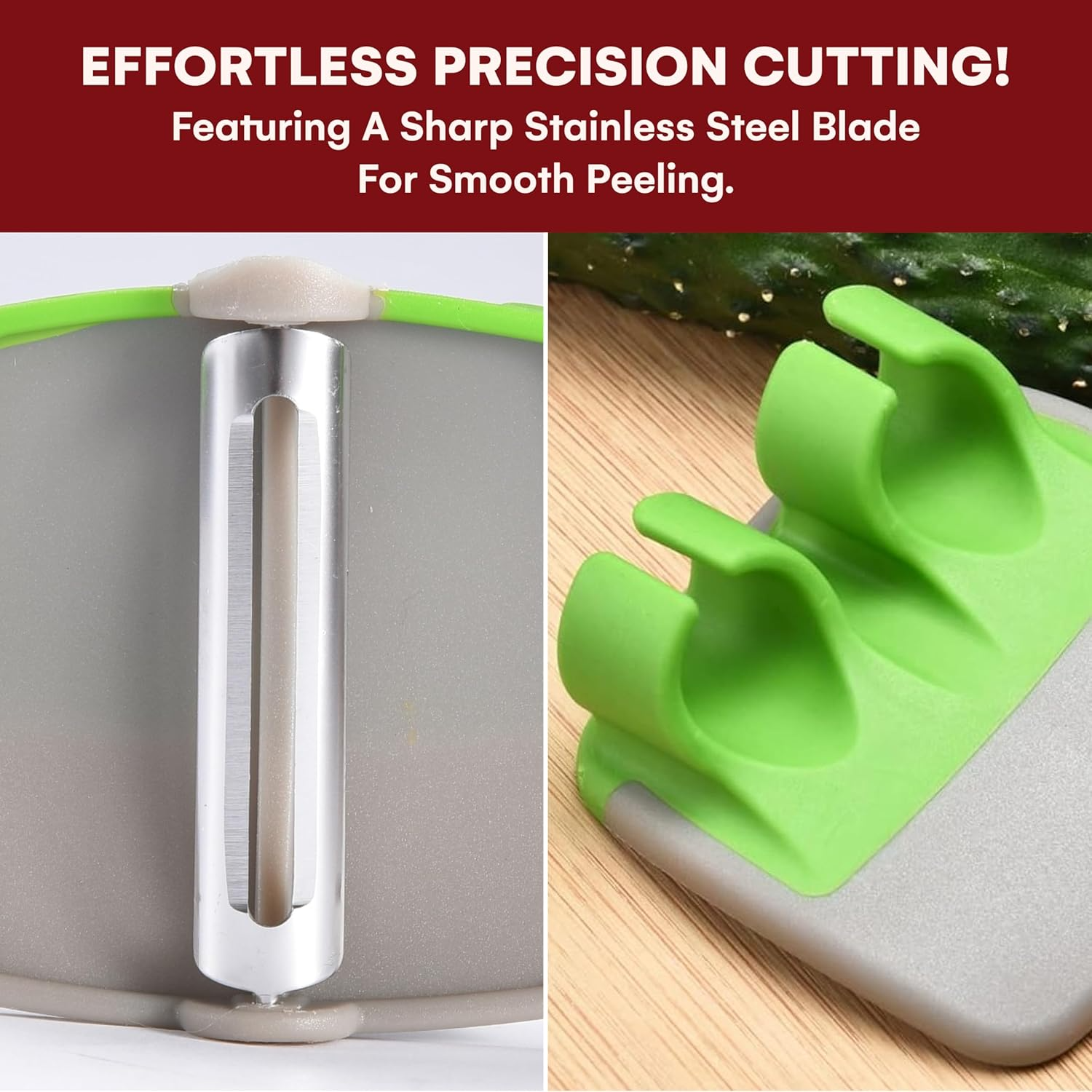 Safe Grip Peeler for Worry-Free Kitchen Moments