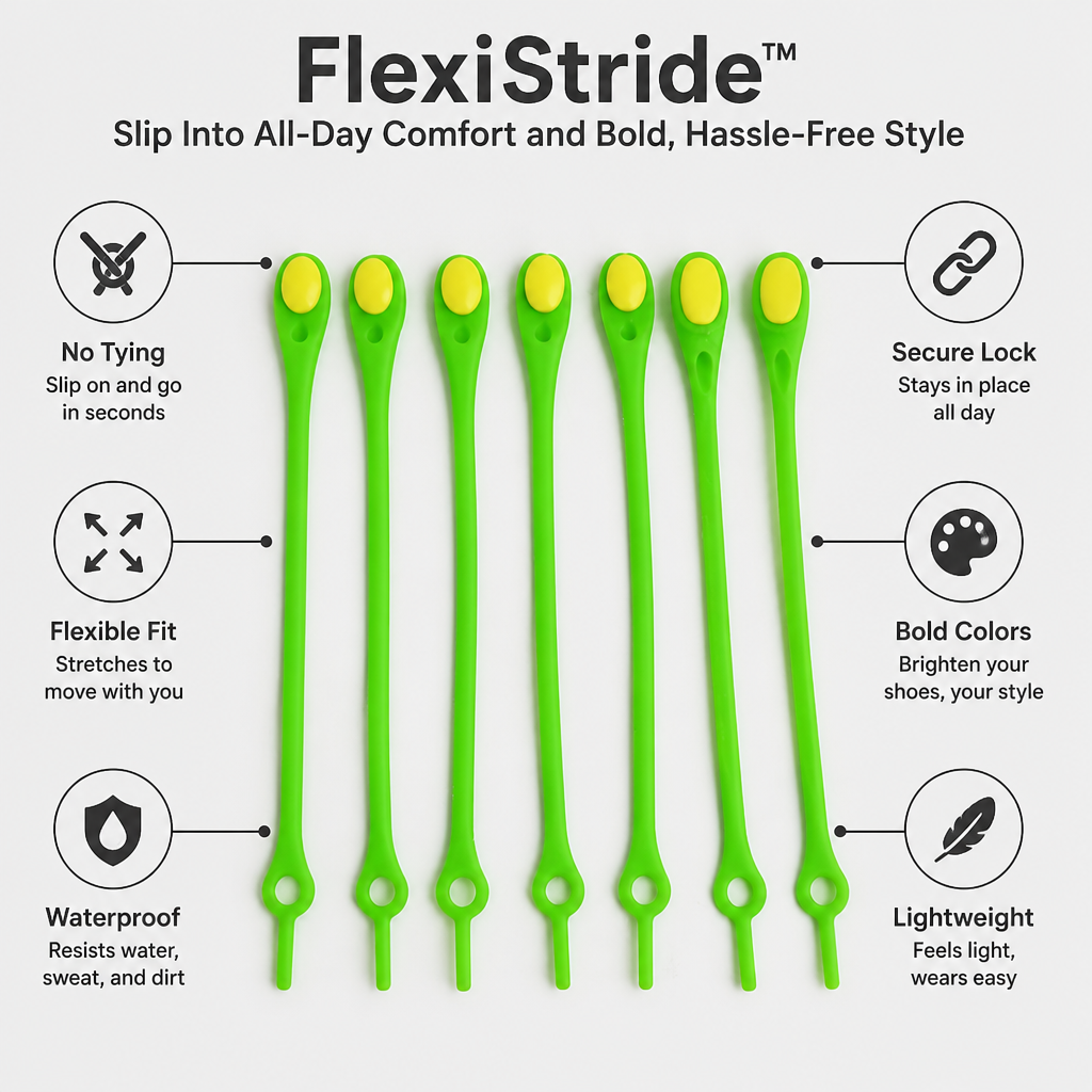 FlexiStride™ — Slip Into All-Day Comfort and Bold, Hassle-Free Style