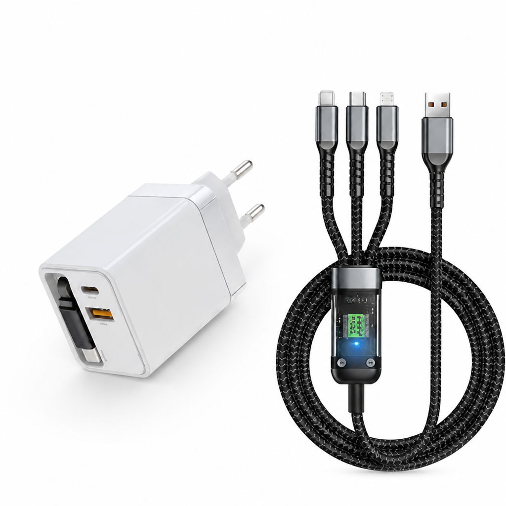 VoltixPro™ — Power Your Devices Instantly Without the Tangled Mess