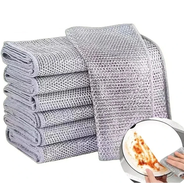 RadianceWipe™ Dual-Surface Cloth — Effortless Gleam Without Harsh Chemicals or Scrubbing Sweat