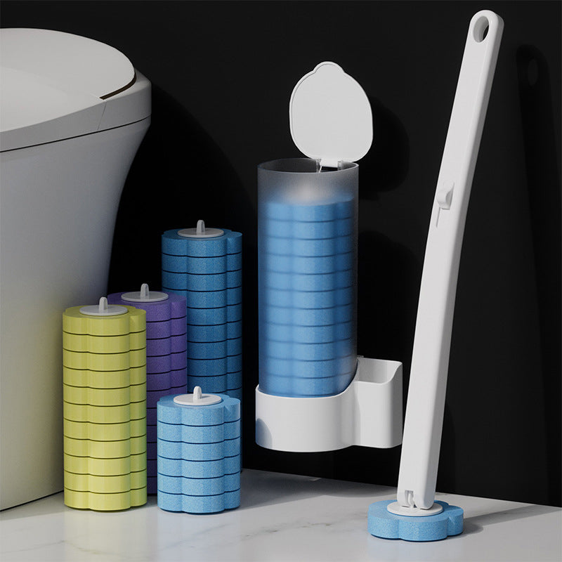 Disposable Toilet Scrubber | Antibacterial | Hygienic Sponge Tips | CleanClick