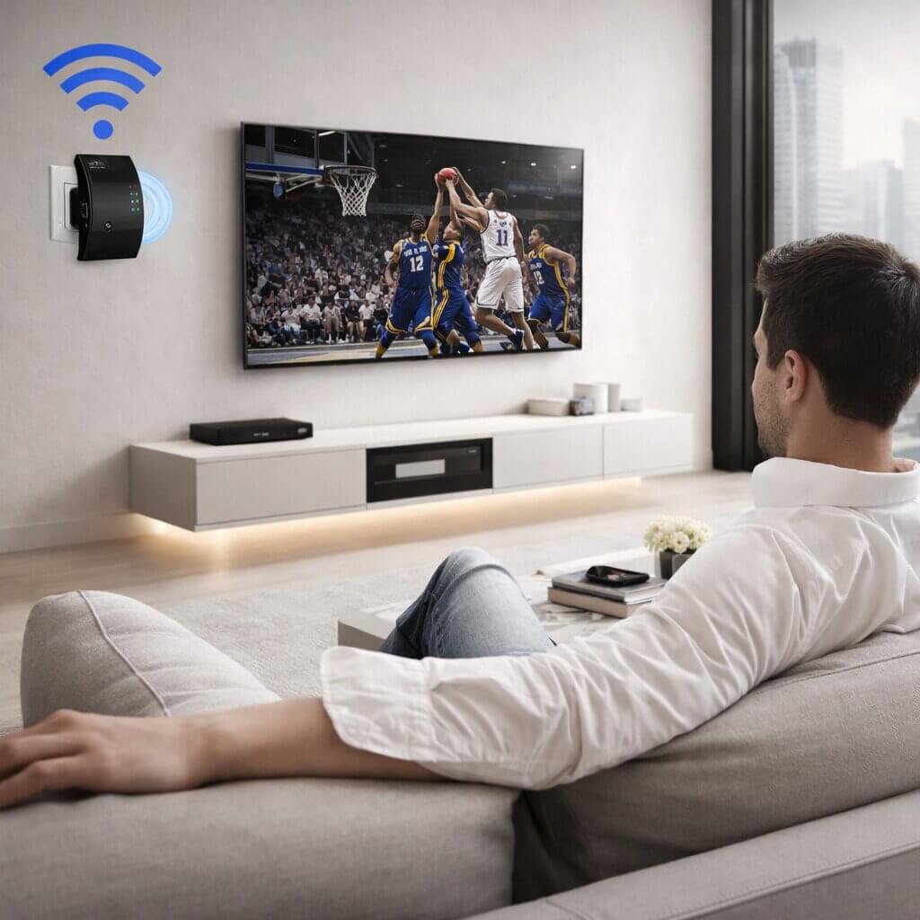 Signal Amplifier | Extended Range | Simple Plug and Play Installation | WiFiora