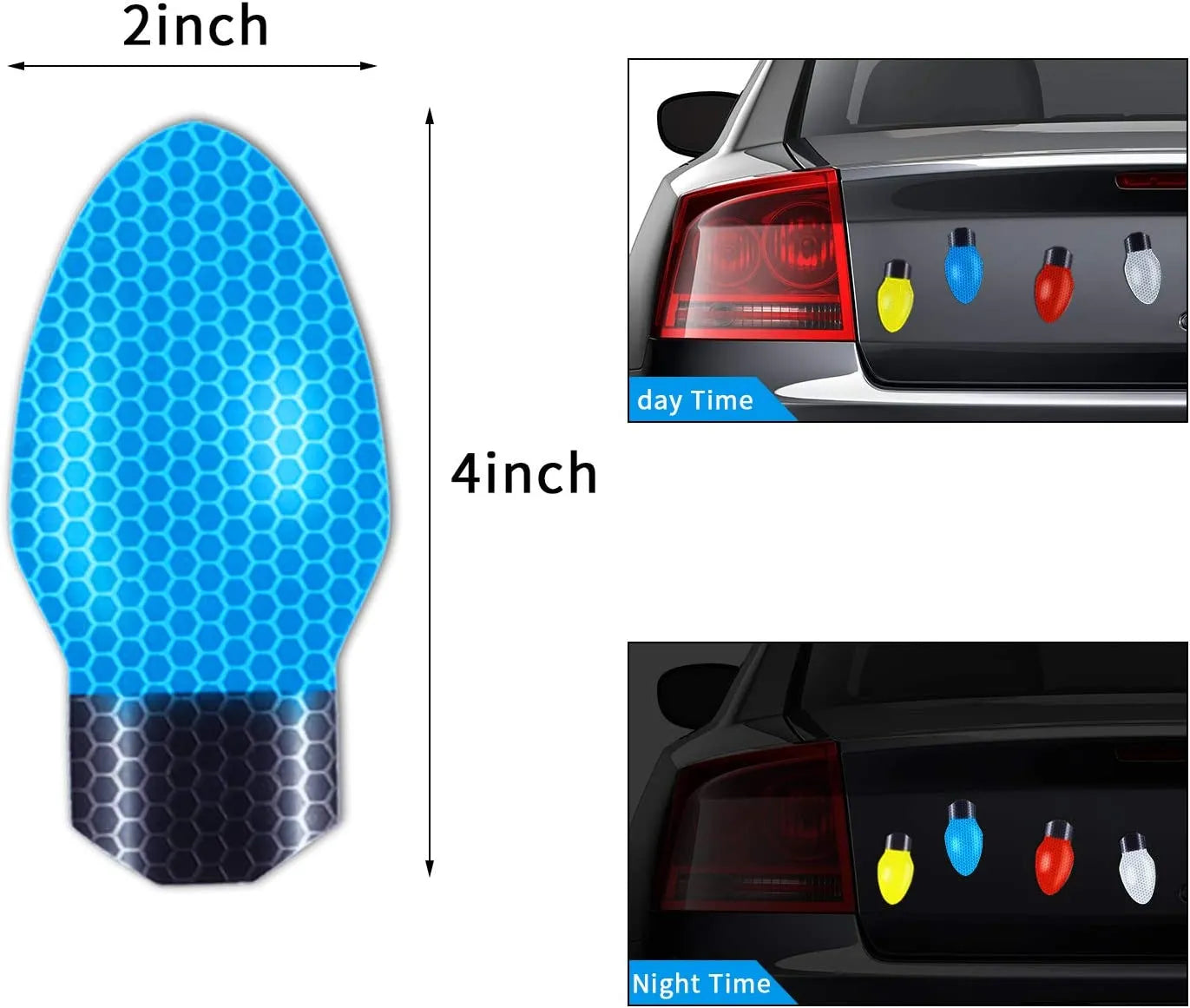 LuminoFest™ Glow Bulb Magnet Set — Turn Every Ride into a Dazzling Holiday Spotlight