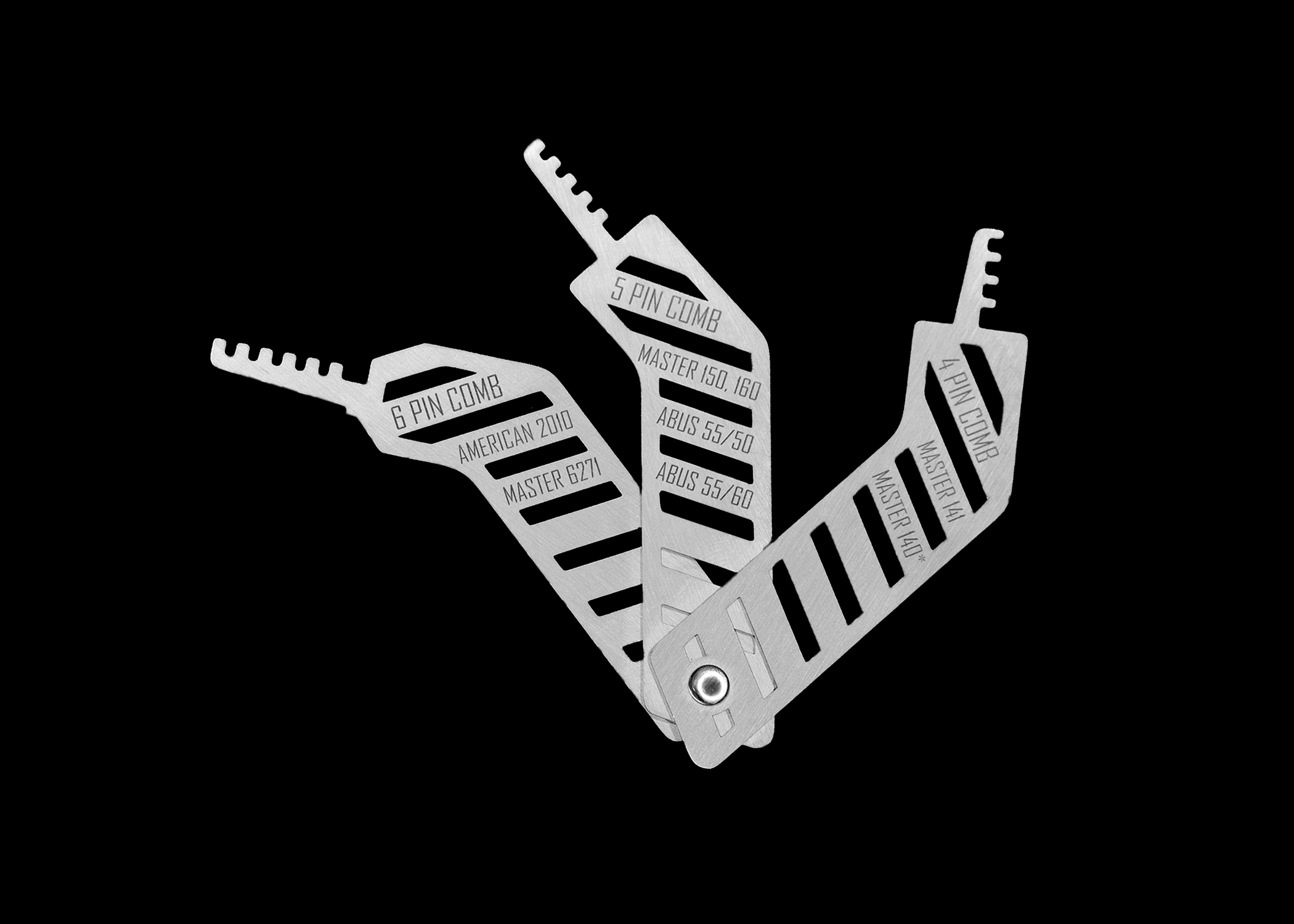 StrikeKey™ Comb Picks — Unlock Every Lock Fast with Pinpoint Precision and Total Confidence