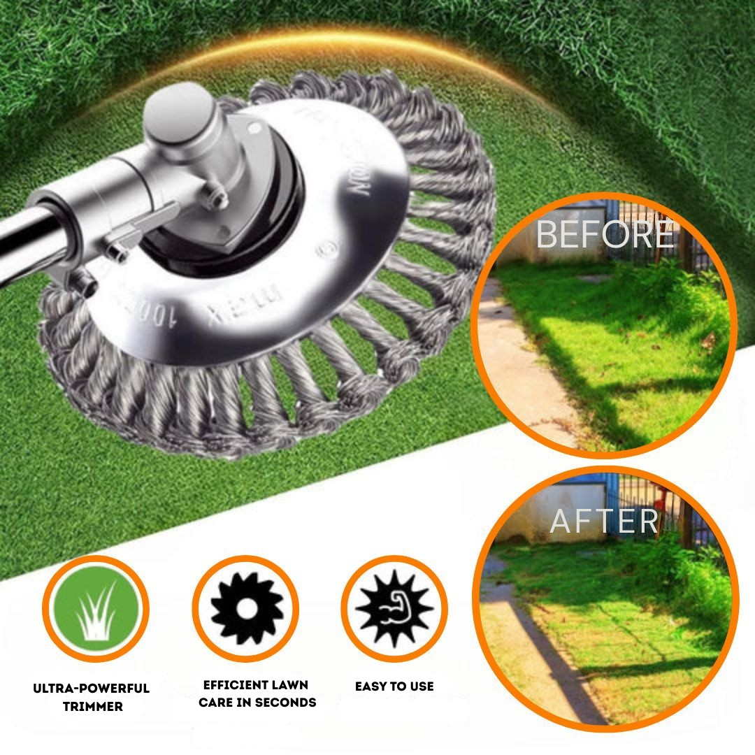 Steel Brush Cutter Head | Carbon Steel | Quick Mount | JointForce