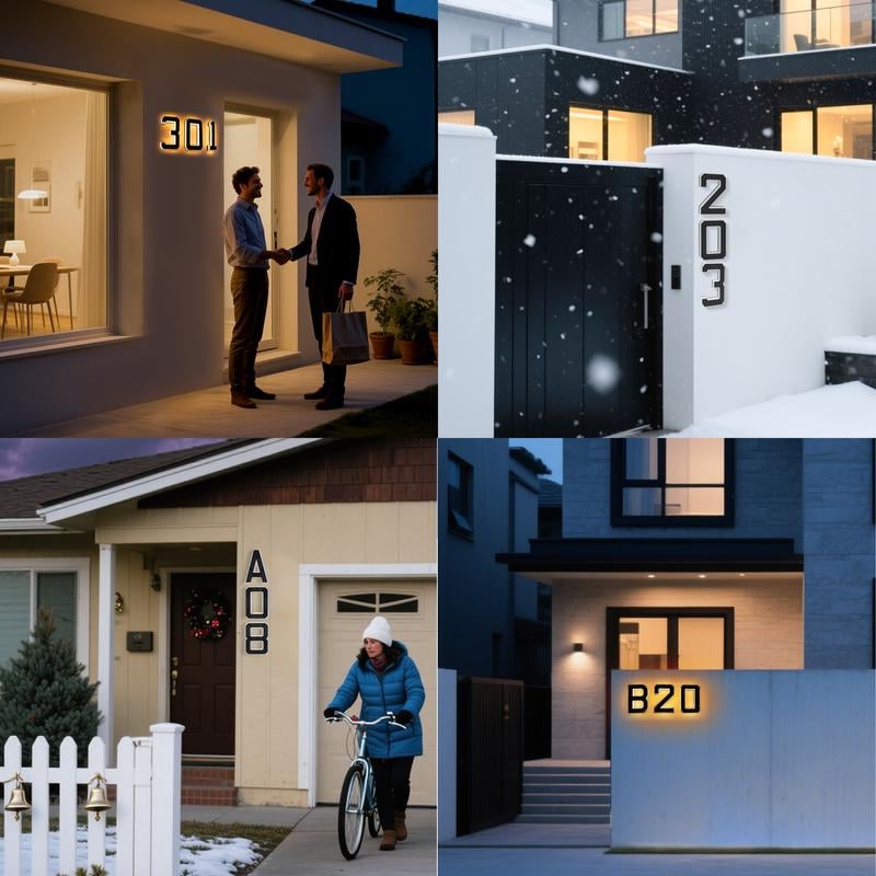 Brighten Your Home with a Illuminated Sign for Easy Navigation