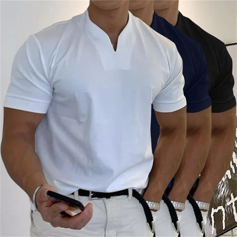 PrimeForm™ Men’s Business Casual V-Neck — Effortless Sharpness and All-Day Comfort That Moves With You