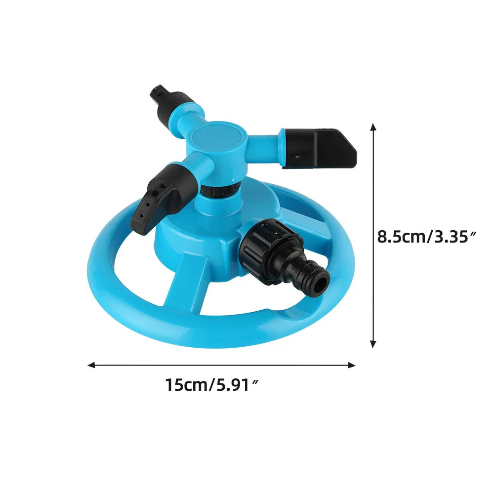 360-Degree Garden Sprinkler for Lush Green Lawn Without Brown Patches