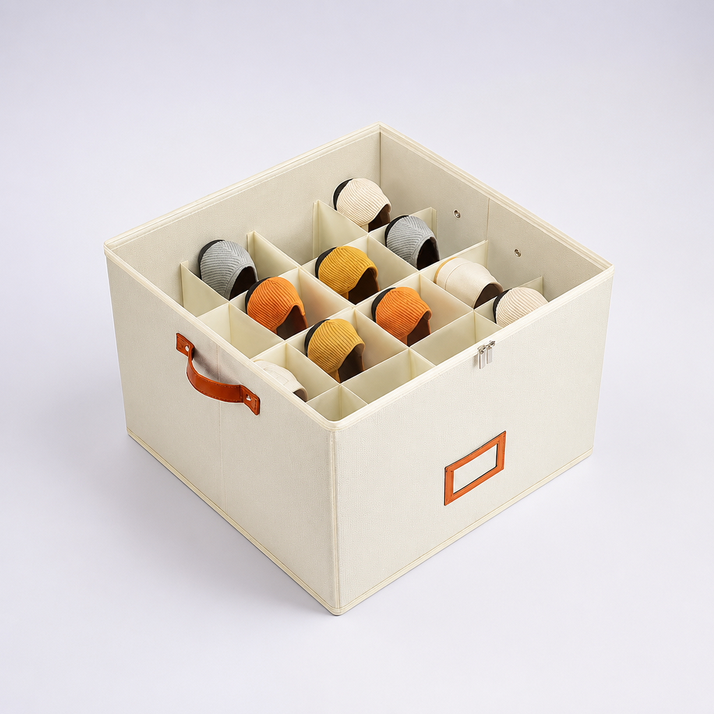 SlipNest™ Fabric Shoe Organizer — Transform Clutter into Calm and Find Every Pair Instantly