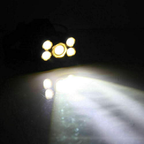 Rechargeable Waterproof Headlamp Set with 5 LED Lights