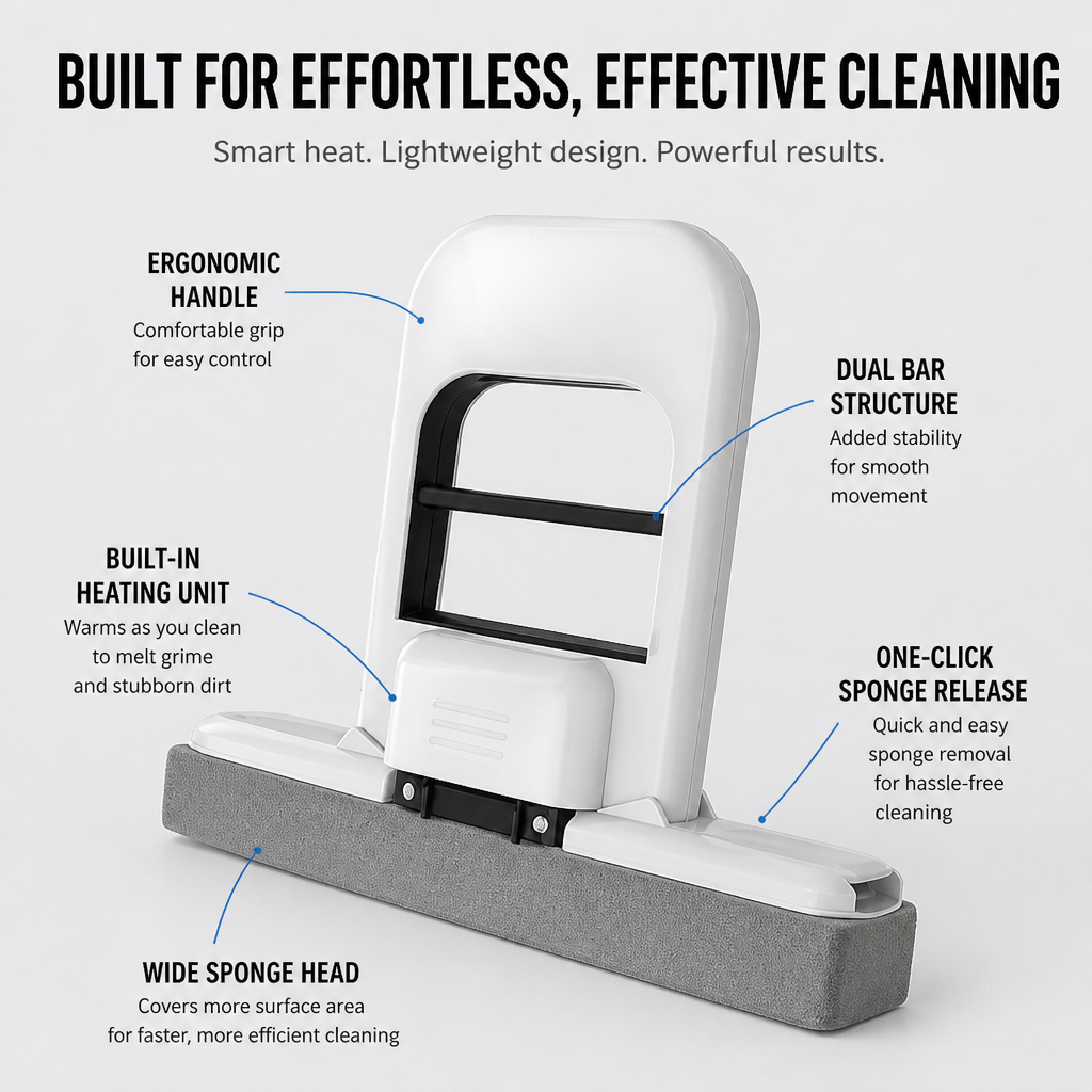LumiSweep™ Mini Mop — Melt Away Messes Fast and Enjoy Cleaning Again