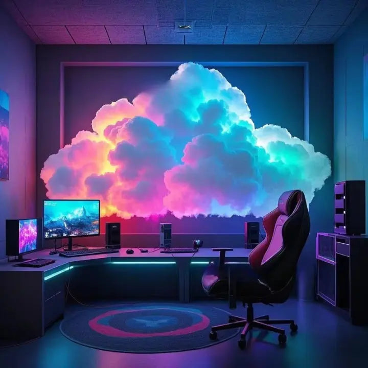 LED Cloud-Shaped Wall Light