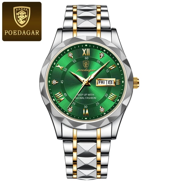 Waterproof Luxury Men's Watch with Luminous Feature