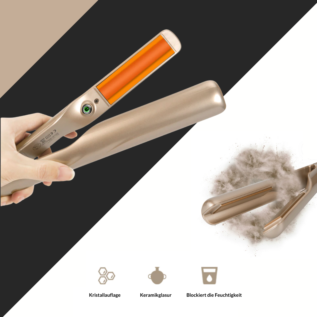 LustraWave Hair Styling Tool – Stunning Look with Visible Protection