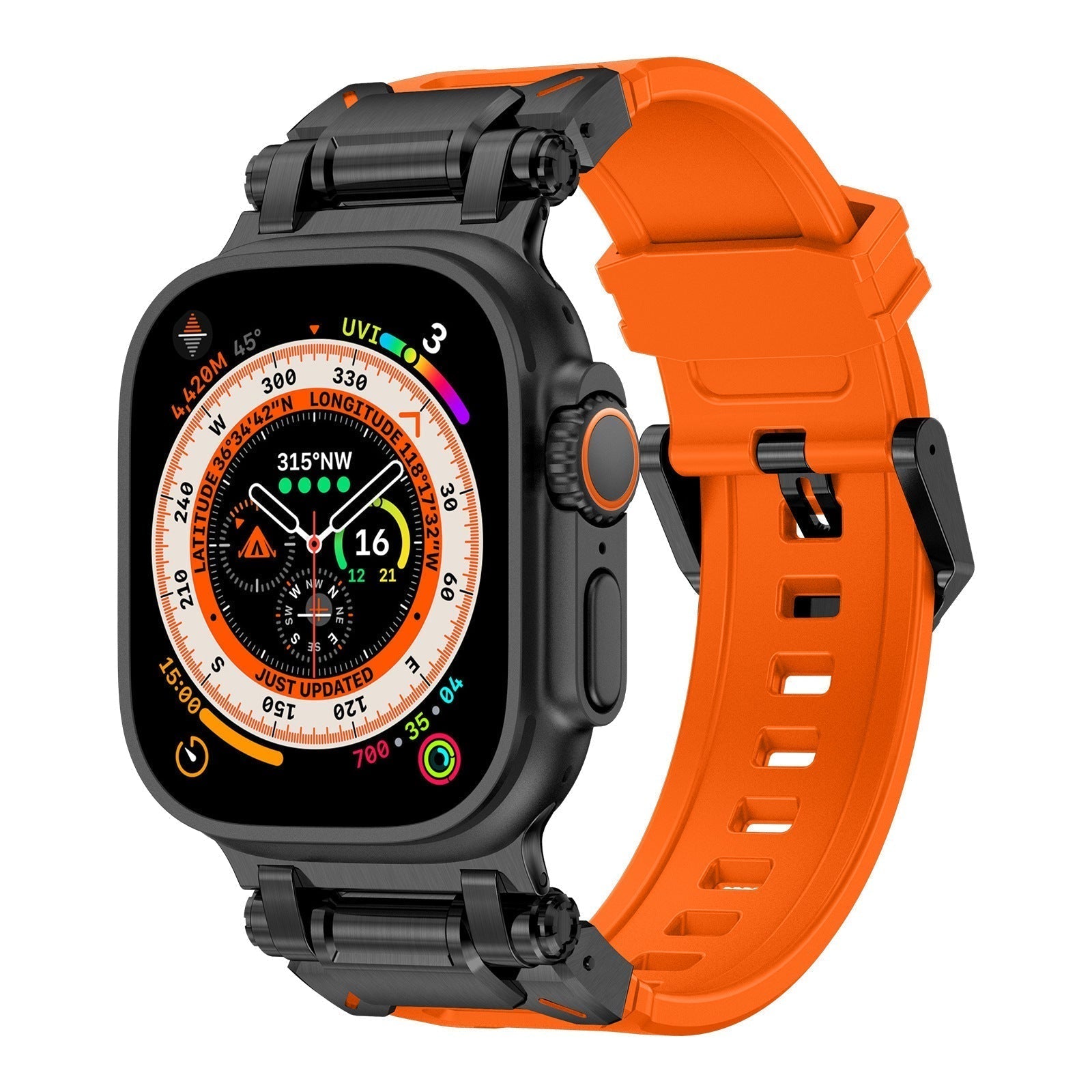 Silicone Strap for Apple Watch - Adventure Style